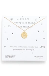 DOGEARED YOU ARE EVERY NICE THING MAGIC PENDANT NECKLACE,VG11207