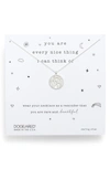 DOGEARED YOU ARE EVERY NICE THING MAGIC PENDANT NECKLACE,VS11207