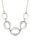 ALEXIS BITTAR LARGE LINK LUCITE NECKLACE,AB00N118463