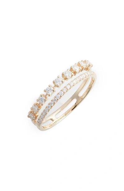 Dana Rebecca Designs Ava Bea Diamond Stacking Ring In Yellow Gold