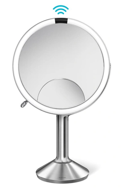 SIMPLEHUMAN TRIO EIGHT INCH MULTI-MAGNIFICATION SENSOR MAKEUP MIRROR,ST3024