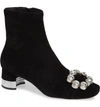 JEFFREY CAMPBELL SUMATRA EMBELLISHED BOOTIE,SUMATRA-JH