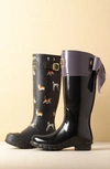 JOULES 'WELLY' PRINT RAIN BOOT,204270