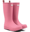 Hunter Original Play Tall Waterproof Rain Boot In Pale Pink