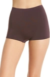Hanro Touch Feeling Stretch-jersey Boy Shorts In Prune Purple 1491