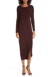 MILLY DIAGONAL RUCHED TUNNEL DRESS,214OK120276