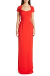 STELLA MCCARTNEY ROSE COLUMN GOWN,561441SCA06