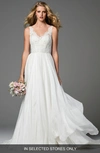 WATTERS STAFFORD SILK ORGANZA GOWN,2072B