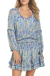 Poupette St Barth Poupette St. Barth Ilona Cover-up Dress In Blue Yvonne