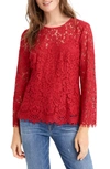 JCREW LACE TOP WITH BUILT-IN CAMISOLE,H2200