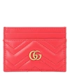 GUCCI GG MARMONT LEATHER CARD HOLDER,P00368600