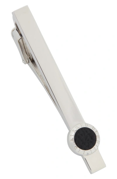 Dunhill Ad Coin Tie Bar In Silver