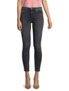 ALICE AND OLIVIA Good Mid-Rise Skinny Crystal Jeans