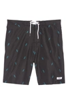 TRUNKS SURF & SWIM CO. PREMIUM EMBROIDERED SWAMI SWIM TRUNKS,TS002-1