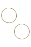 Argento Vivo Endless Hoops In Gold