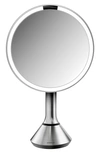 Simplehuman 8-inch Sensor Mirror With Brightness Control In Brushed