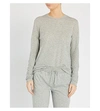 Skin Long-sleeved Cotton-jerey Pyjama Top In Heather Grey