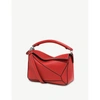 Loewe Puzzle Small Multi-function Leather Bag In Scarlet Red