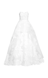 CAROLINA HERRERA WOMEN'S THE ADELINE FLORAL-EMBROIDERED GOWN,35715GUB