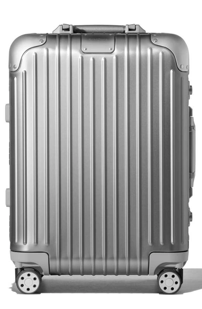 Rimowa Original Cabin 22-inch Wheeled Carry-on In Silver