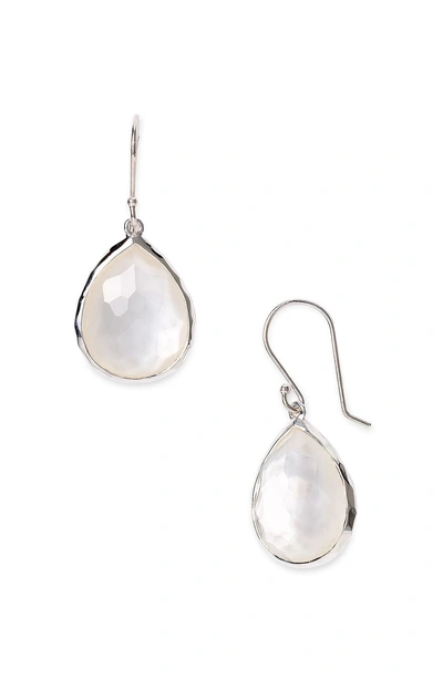 Ippolita Sterling Silver Wonderland Teardrop In Mother-of-pearl Earrings In Mother Of Pearl
