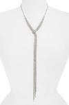 AREA STARS IRENE CRYSTAL FRINGE Y-NECKLACE,S16580RHCL