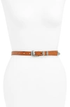 FRYE ELLEN LEATHER BELT,DC918