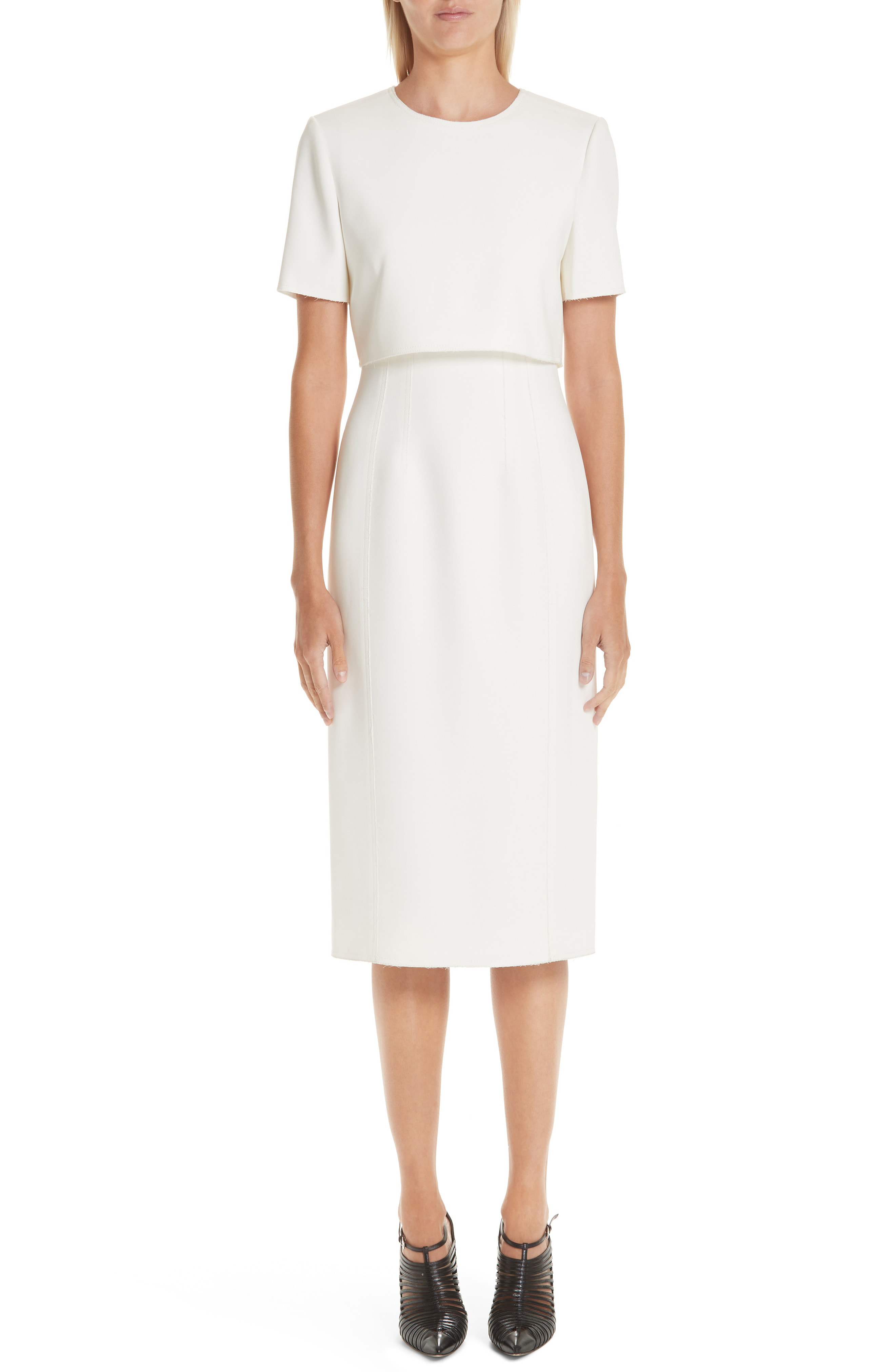 jason wu crepe sheath dress