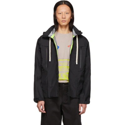 Loewe Black Men's Hooded Parka In 1100 Black