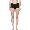 Skin Raffaela Cotton Pyjama Shorts In Black