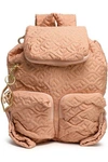 SEE BY CHLOÉ SEE BY CHLOÉ WOMAN JOYRIDER BISOU QUILTED SHELL BACKPACK BLUSH,3074457345619576694