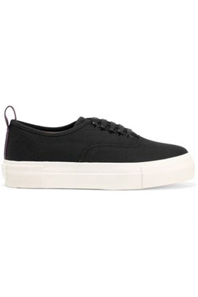Eytys Woman Canvas Trainers Black