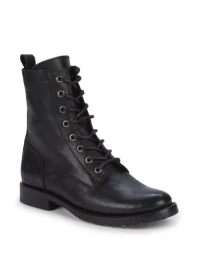 Frye Natalie Lace-up Boot In Black