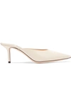 JIMMY CHOO RAV 65 LEATHER MULES