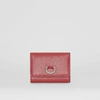 BURBERRY Small D-ring Leather Wallet