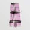 BURBERRY The Classic Check Cashmere Scarf