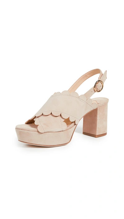 Isa Tapia Perry Platform Sandals In Summer Sand