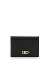 FERRAGAMO Saffiano Leather Card Holder