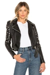 UNDERSTATED LEATHER x REVOLVE Star Studded Mercy Cropped Jacket,UNDR-WO31