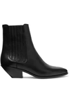 SAINT LAURENT WEST LEATHER ANKLE BOOTS