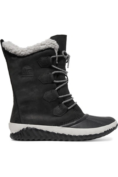 Sorel Out 'n About&trade; Plus Leather And Suede Boots In Black