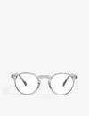 OLIVER PEOPLES OLIVER PEOPLES WOMEN'S WORKMAN GREY GREGORY PECK ROUND-FRAME OPTICAL GLASSES,15387543