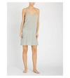 SKIN SEXY SCOOP-NECK COTTON-JERSEY SLIP DRESS,211-3003261-SSFJ1SLBR