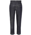 FENDI HIGH-RISE CROPPED JEANS,P00357048