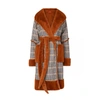 KITRI FINLEY GINGER REVERSIBLE TEDDY COAT