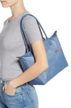 Longchamp Le Pliage Club Small Shoulder Tote - Blue In Blue Mist