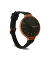 RUMBATIME RUMBATIME ORCHARD GOLD LIGHTS OUT BLACK WOMEN'S WATCH