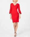 CALVIN KLEIN BELL-SLEEVE DRESS