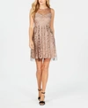 TAYLOR LACE FIT & FLARE DRESS