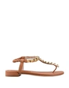 STUART WEITZMAN TOE STRAP SANDALS,11613537TW 5